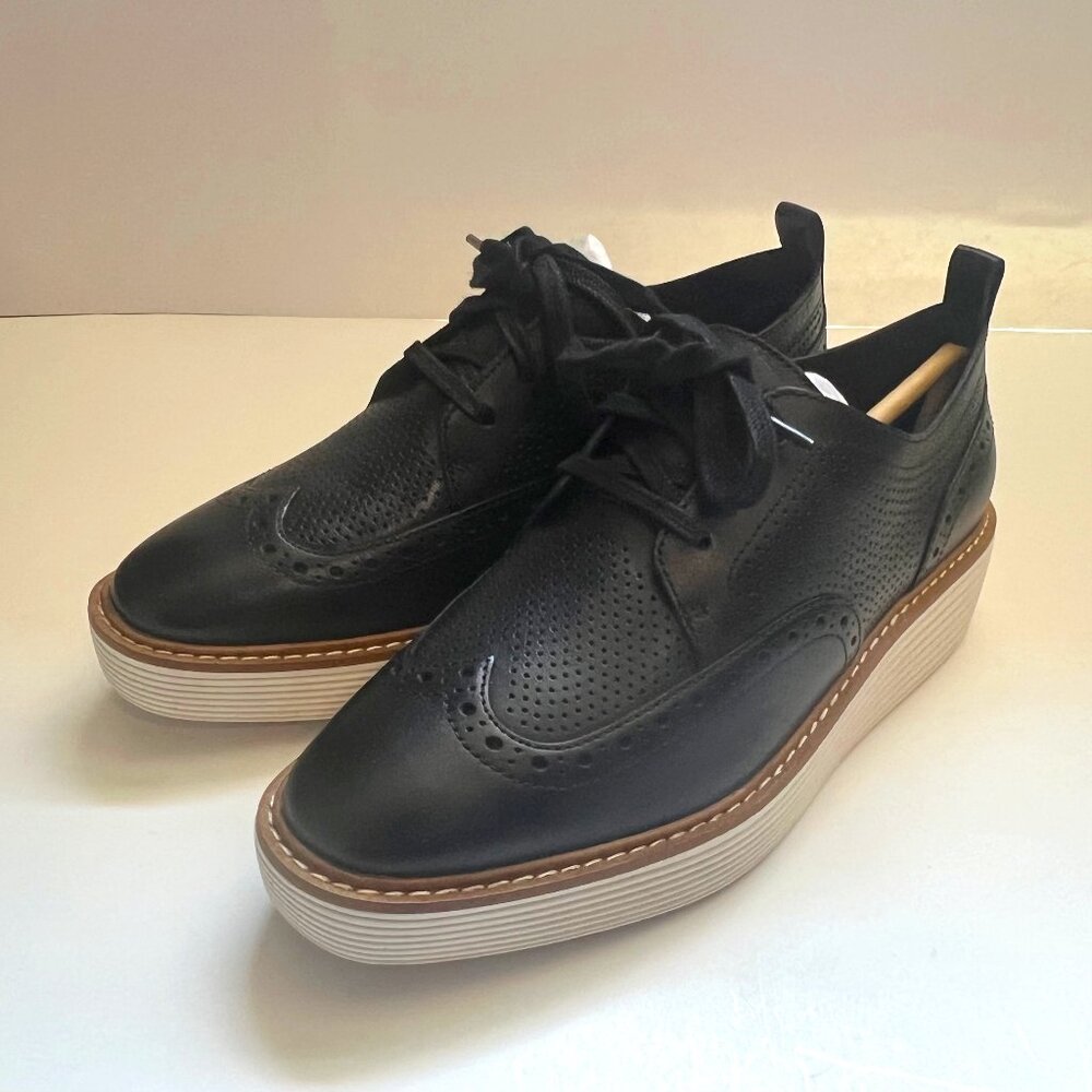 A BRAND NEW Cole Haan Women’s Original Grand Platform Wingtip Oxford